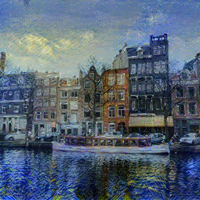 The Starry Night style example