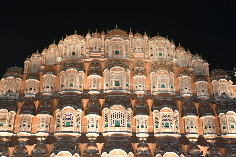 Original photo of Hawa Mahal